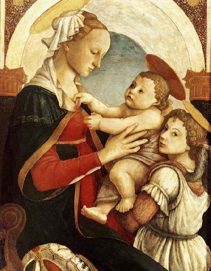  Madonna and Child with an Angel